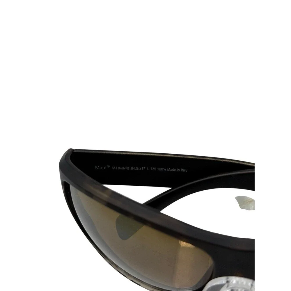 Maui Jim Equator Dark Tortoise Polarized Mirror HCL Bronze Sunglasses MJ848-10